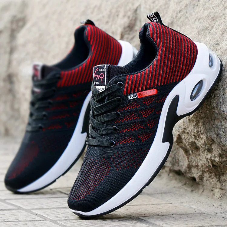 Kyroxs™ Men's Ultra-Light Breathable Sneakers – Comfortable Lace-Up Running & Casual Walking Shoes