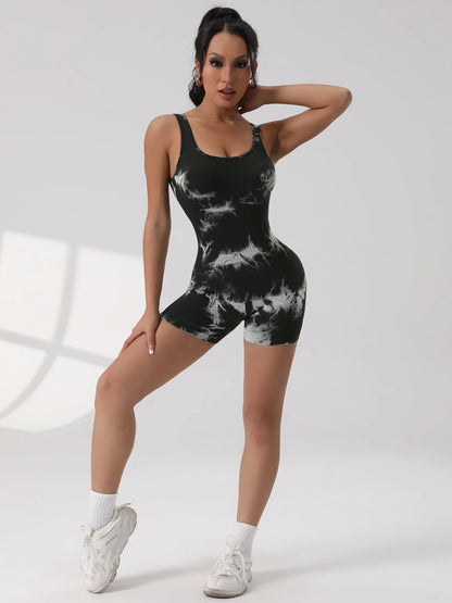 Kyroxs™ Seamless Yoga Jumpsuit – Tummy Control Backless Fitness Bodysuit