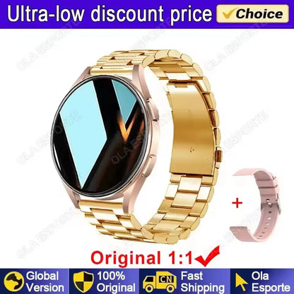 Kyroxs™ AMOLED Smart Watch – Bluetooth Calling, Health Monitor & Fitness Tracker for Android & iPhone
