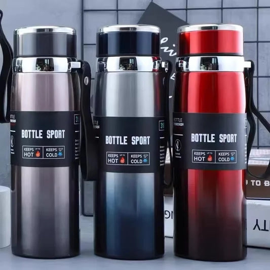 Kyroxs™ 1L Stainless Steel Vacuum Insulated Water Bottle – Hot & Cold Thermal Flask