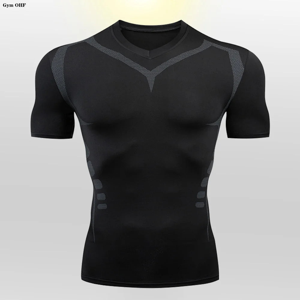 Kyroxs™ Compression Performance T-Shirt – Training, Running & Gym Wear