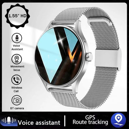 Kyroxs™ Smart Watch Plus – 1.55" HD Bluetooth Calling Fitness & Health Tracker
