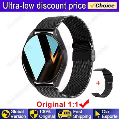 Kyroxs™ AMOLED Smart Watch – Bluetooth Calling, Health Monitor & Fitness Tracker for Android & iPhone