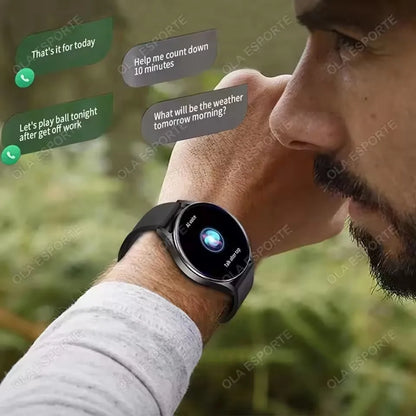 Kyroxs™ AMOLED Smart Watch – Bluetooth Calling, Health Monitor & Fitness Tracker for Android & iPhone