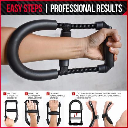 Kyroxs™ Power Grip Trainer – Adjustable Hand & Forearm Strength Trainer