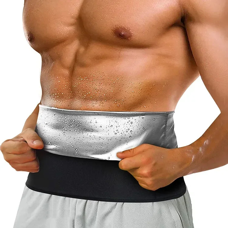 Kyroxs™ Men’s Sauna Training Shirt – Workout Compression & Waist Support Top