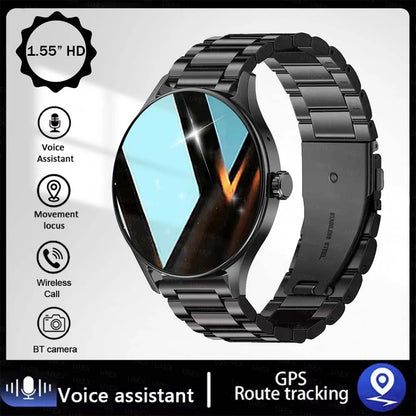 Kyroxs™ Smart Watch Plus – 1.55" HD Bluetooth Calling Fitness & Health Tracker
