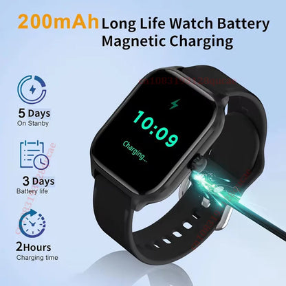 Kyroxs™ Smart Watch – 2.01" HD Display, Bluetooth Calling & Fitness Tracking