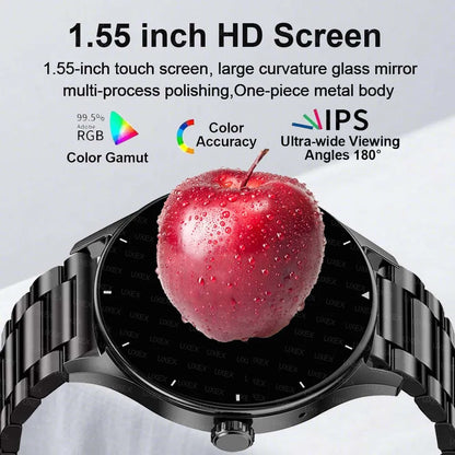 Kyroxs™ Smart Watch Plus – 1.55" HD Bluetooth Calling Fitness & Health Tracker