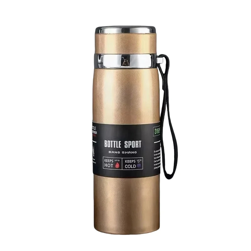 Kyroxs™ 1L Stainless Steel Vacuum Insulated Water Bottle – Hot & Cold Thermal Flask