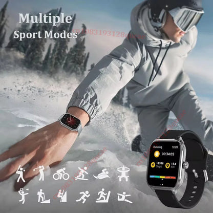 Kyroxs™ Smart Watch – 2.01" HD Display, Bluetooth Calling & Fitness Tracking