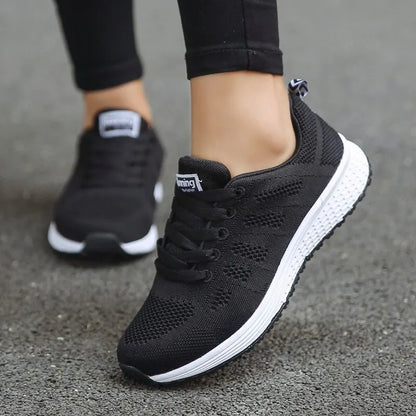 Kyroxs™ Women's Breathable Walking Sneakers – Lightweight Casual Mesh Shoes