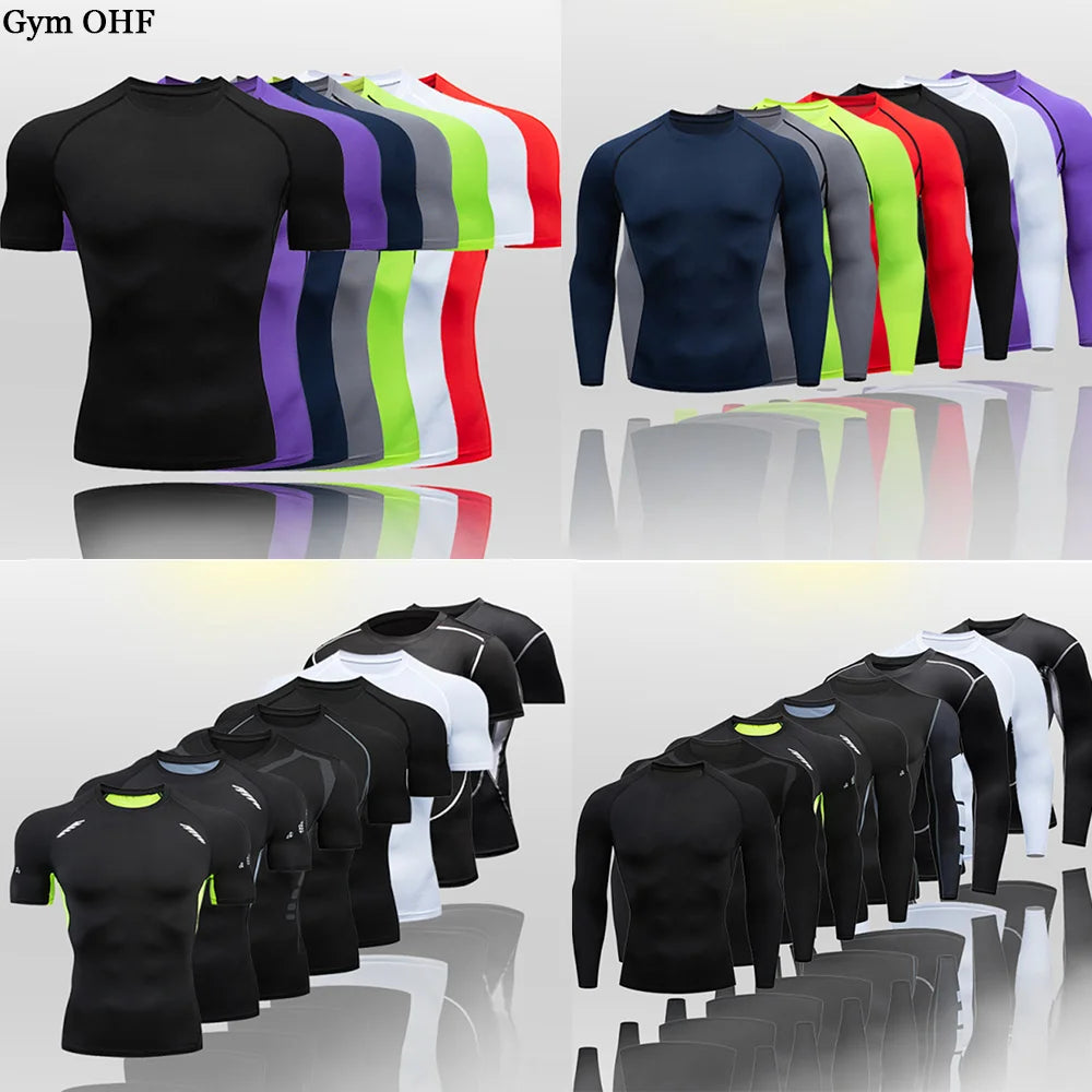 Kyroxs™ Compression Performance T-Shirt – Training, Running & Gym Wear