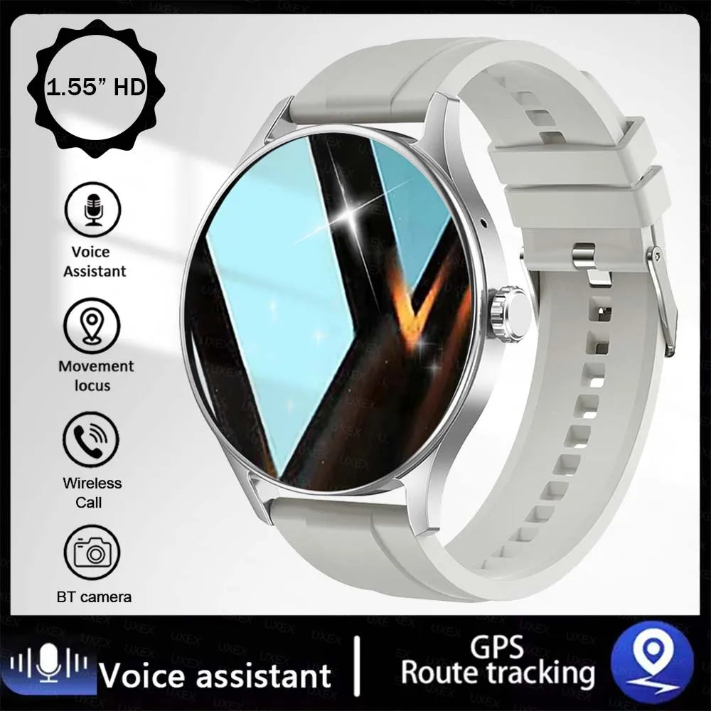 Kyroxs™ Smart Watch Plus – 1.55" HD Bluetooth Calling Fitness & Health Tracker
