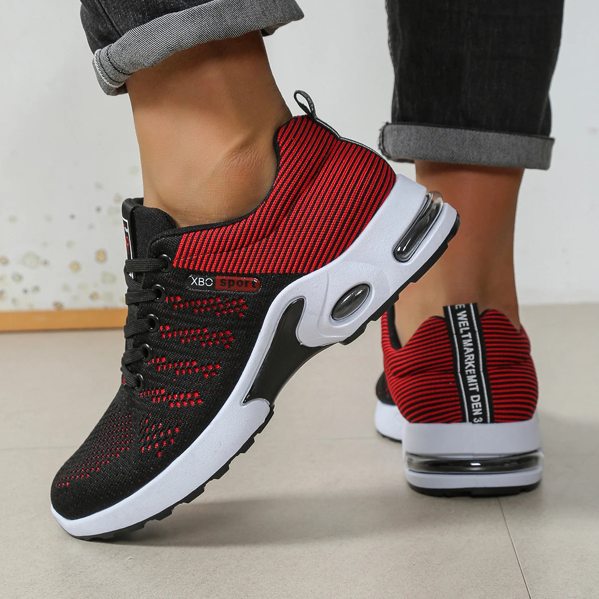 Kyroxs™ Men's Breathable Running Sneakers – Lightweight Non-Slip Comfort Sports Shoes