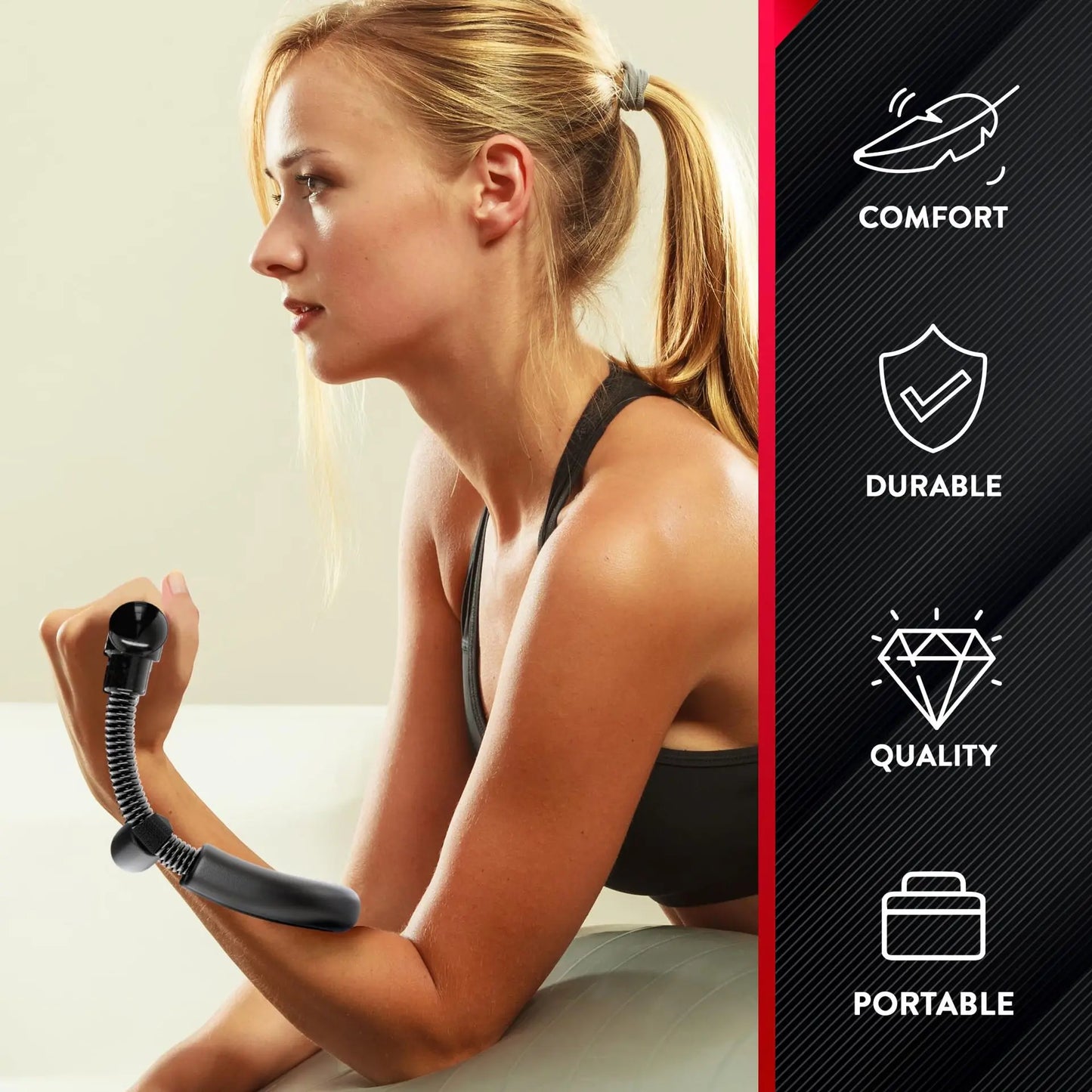 Kyroxs™ Power Grip Trainer – Adjustable Hand & Forearm Strength Trainer