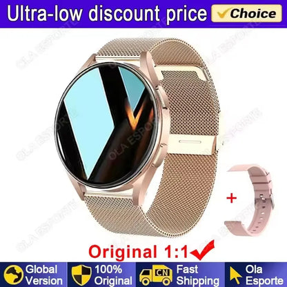 Kyroxs™ AMOLED Smart Watch – Bluetooth Calling, Health Monitor & Fitness Tracker for Android & iPhone