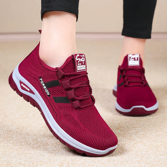 Kyroxs™ Women's Breathable Lightweight Sneakers – Casual Running & Walking Shoes