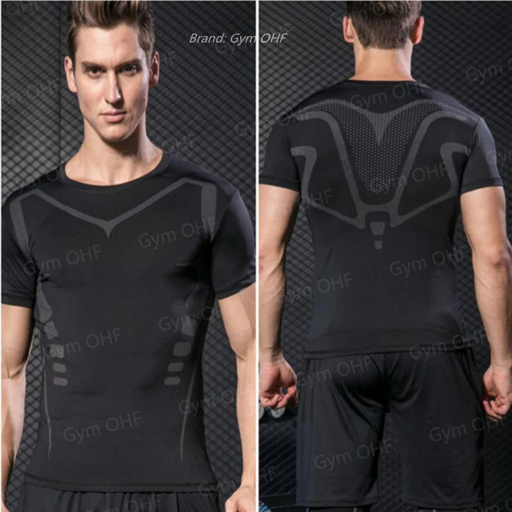 Kyroxs™ Compression Performance T-Shirt – Training, Running & Gym Wear