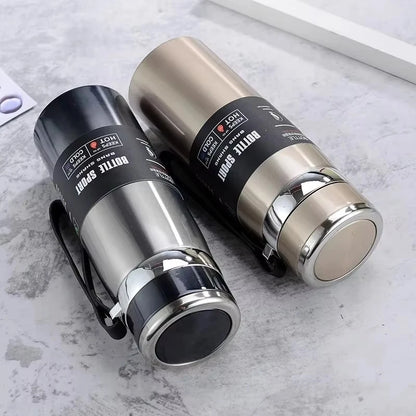 Kyroxs™ 1L Stainless Steel Vacuum Insulated Water Bottle – Hot & Cold Thermal Flask