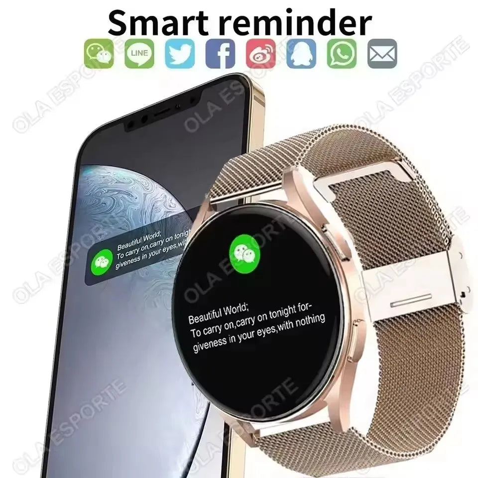 Kyroxs™ AMOLED Smart Watch – Bluetooth Calling, Health Monitor & Fitness Tracker for Android & iPhone