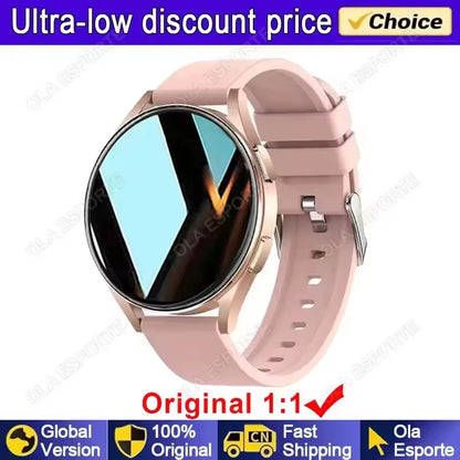 Kyroxs™ AMOLED Smart Watch – Bluetooth Calling, Health Monitor & Fitness Tracker for Android & iPhone
