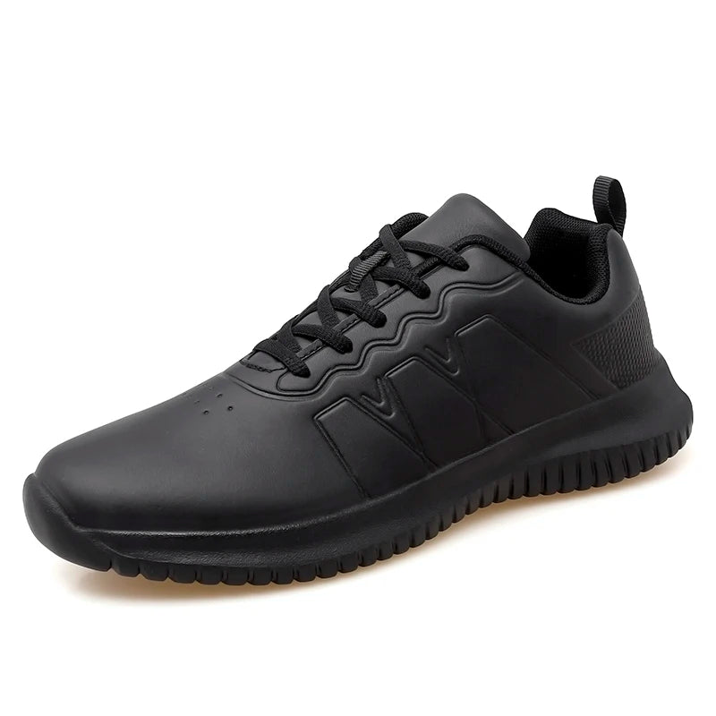 Kyroxs™ Men's Non-Slip Waterproof Work Shoes – Oil-Resistant Kitchen & Chef Sneakers