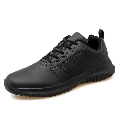 Kyroxs™ Men's Non-Slip Waterproof Work Shoes – Oil-Resistant Kitchen & Chef Sneakers