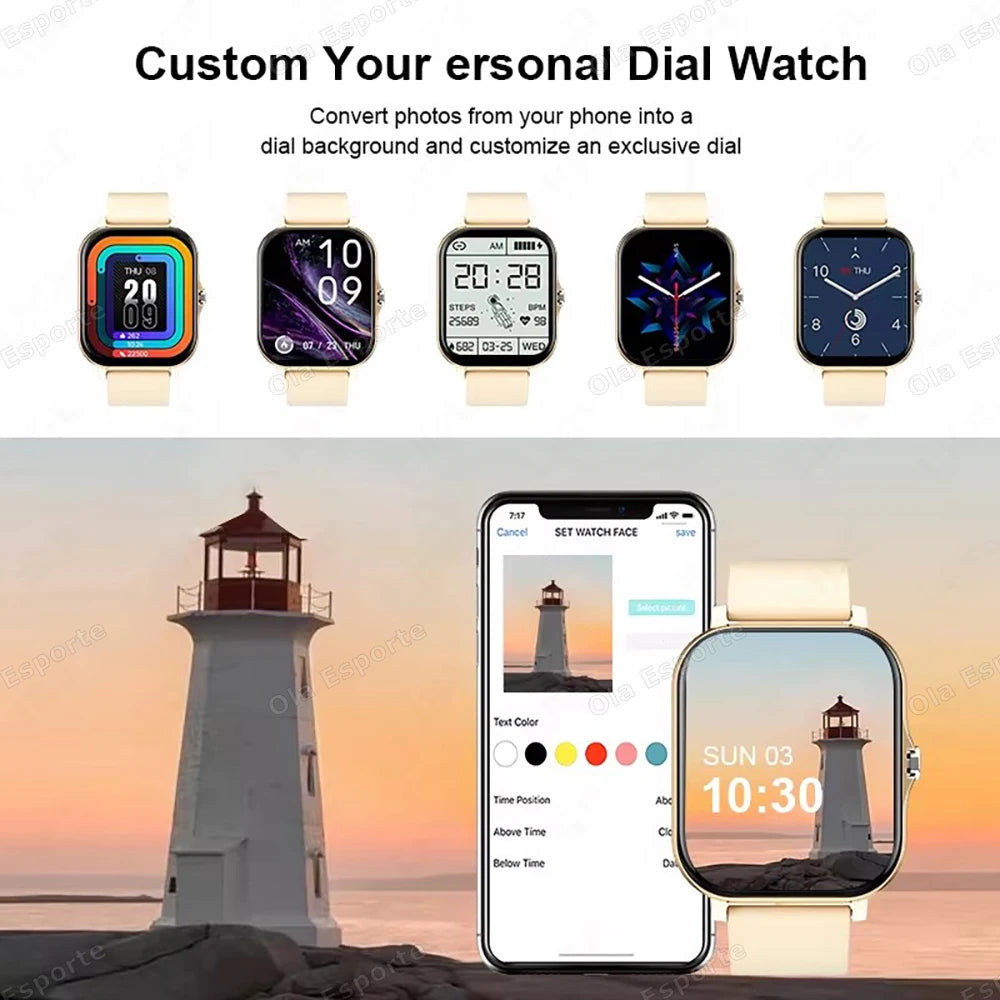 Kyroxs™ Smart Watch – 1.83" HD Display, Call Alerts & Fitness Tracking