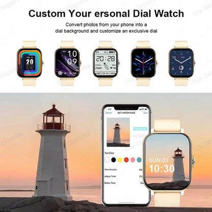 Kyroxs™ Smart Watch – 1.83" HD Display, Call Alerts & Fitness Tracking