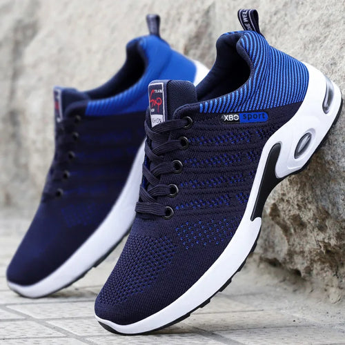 Kyroxs™ Men's Ultra-Light Breathable Sneakers – Comfortable Lace-Up Running & Casual Walking Shoes