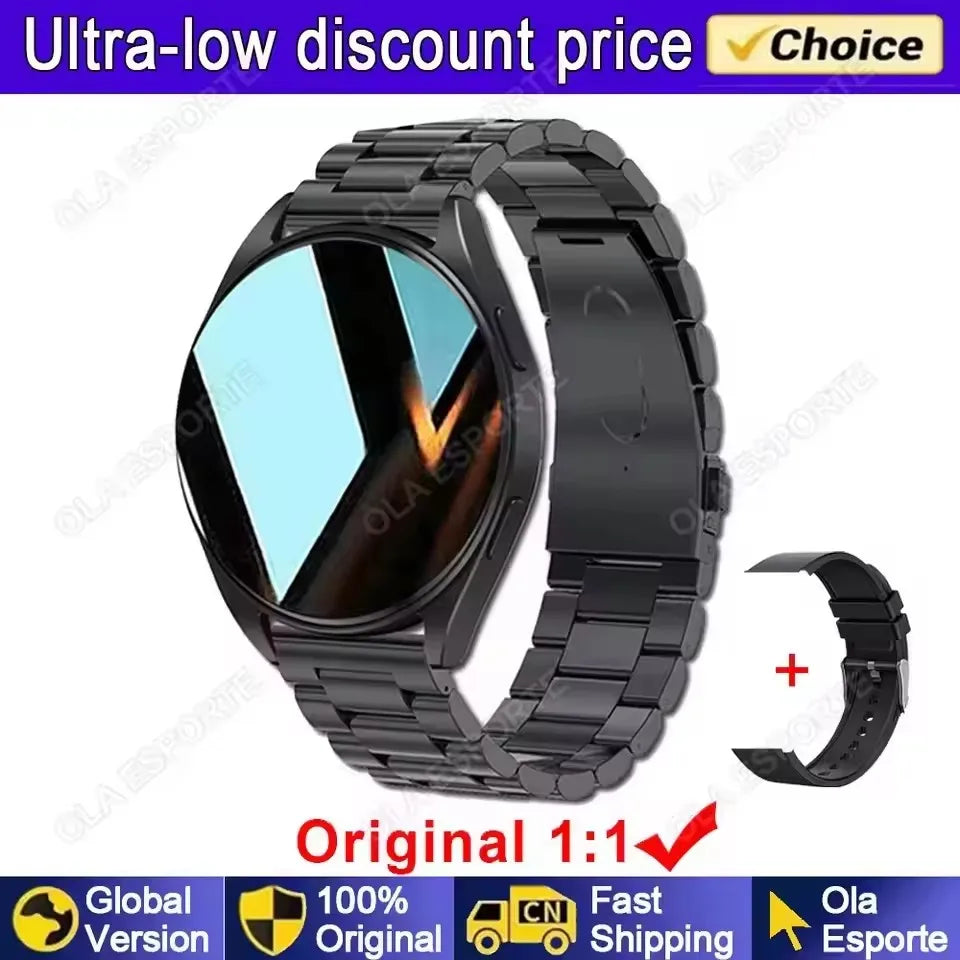 Kyroxs™ AMOLED Smart Watch – Bluetooth Calling, Health Monitor & Fitness Tracker for Android & iPhone