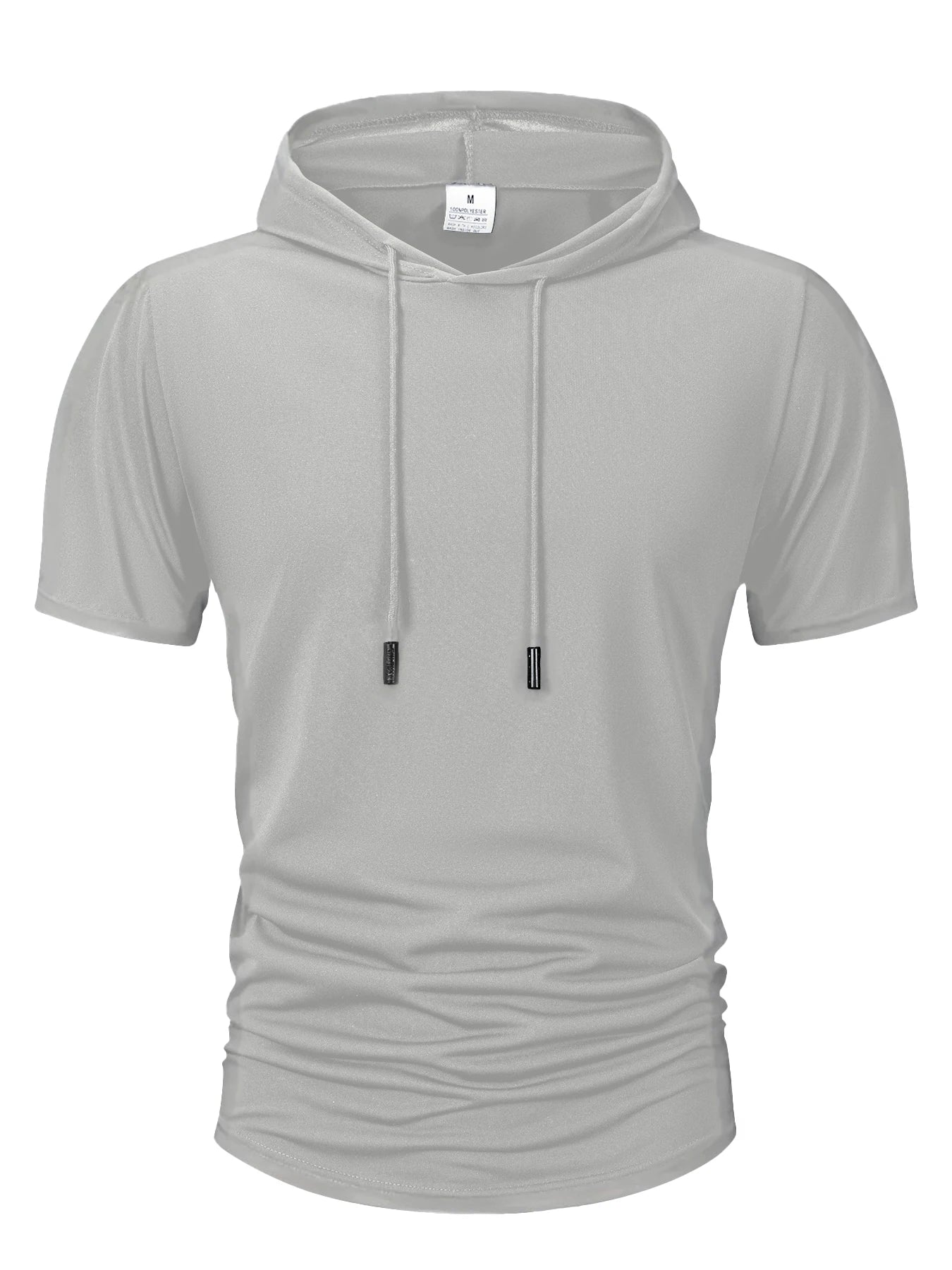 Kyroxs™ Men's Lightweight Hooded T-Shirt – Breathable Short Sleeve Fitness & Casual Hoodie