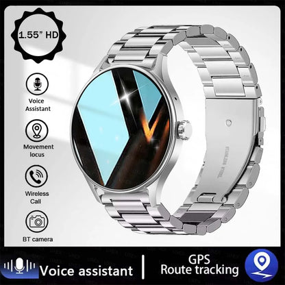 Kyroxs™ Smart Watch Plus – 1.55" HD Bluetooth Calling Fitness & Health Tracker