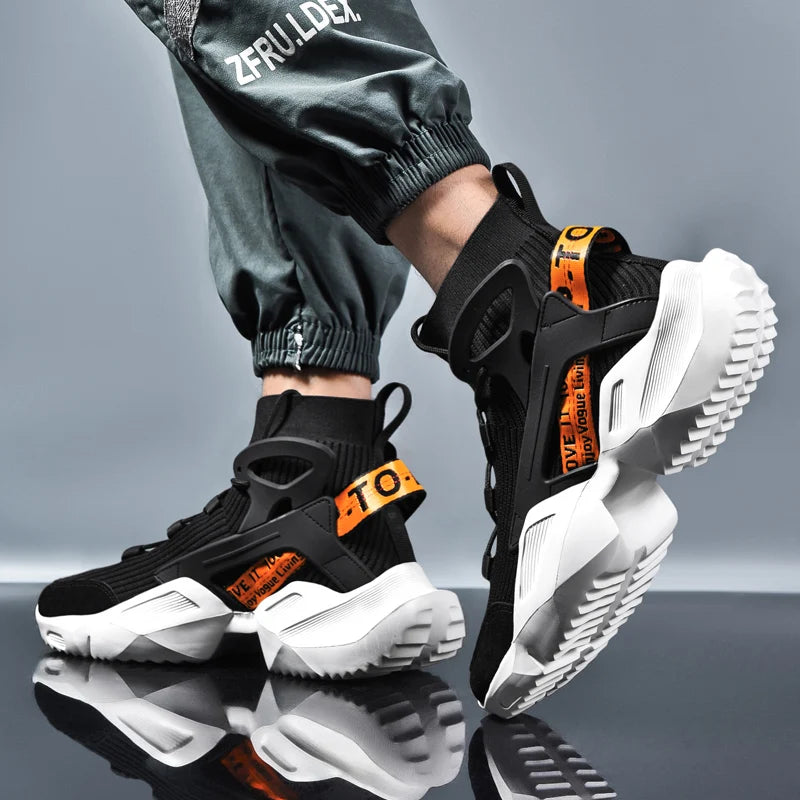 Kyroxs™ Men's Height-Boosting Sneakers – Breathable Casual Running Shoes